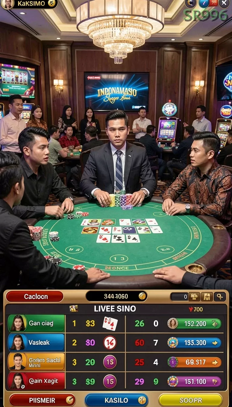Cuplikan layar MACANTOGEL — menu navigasi